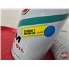 Image 8 : OIL CANS (2) : PACIFIC 66  ~ MM Motor Oil ~ Trop-Artic Motor Oil (Both Measure: 6-1/2"H x 4"Dia)