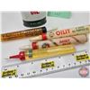 Image 2 : B/A Collector Combo : Household Tin; Oil Pens (4) (Tin Measures: 5-3/4"H)