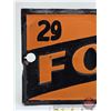 Image 2 : Embossed Ford Plate (Re-Painted) : "29 FORD"  (Measures: 4"H x 8"W)