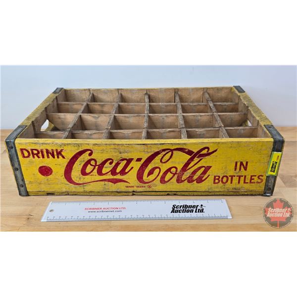 Drink Coca-Cola in Bottles Bottle Crate (Measures: 4-1/2"H x 18-1/4"W x 12"D)
