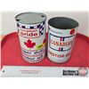 Image 2 : OIL CANS (2) :  ~ Canadian Pride : Super Duty Motor Oil ~ Canadian Motor Oil (Tallest Measures: 6-1/