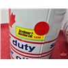 Image 8 : OIL CANS (2) :  ~ Canadian Pride : Super Duty Motor Oil ~ Canadian Motor Oil (Tallest Measures: 6-1/