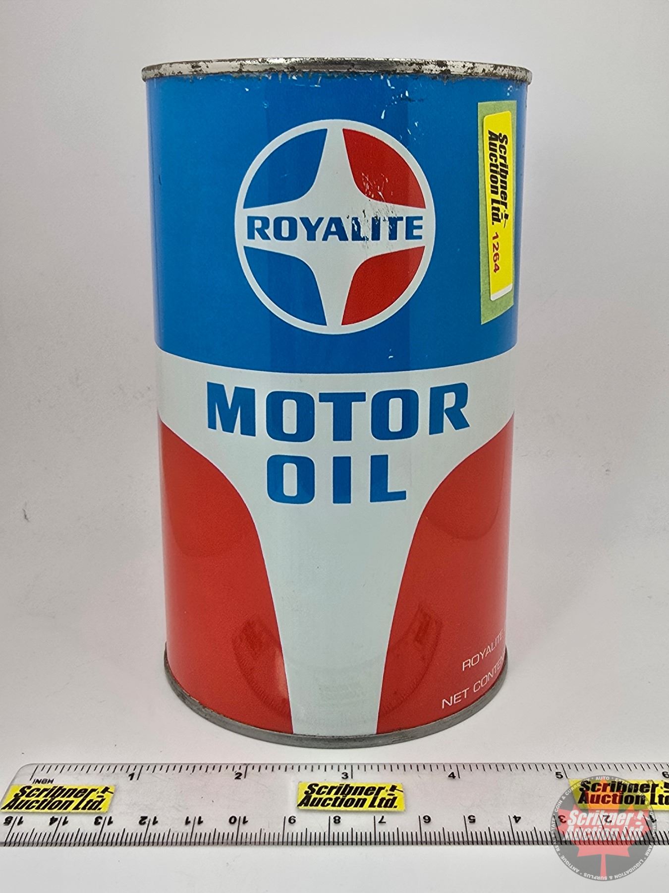 Royalite Racing Oil Oil Can : ROYALITE Motor Oil (6-1/2