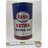 Image 2 : OIL CAN : ESSO Extra Motor Oil (6-1/2"H x 3-3/4"Dia)