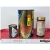 Image 3 : Collector Combo (3): ~ ESSO UNIFLO Can (6-1/2"H x 3-3/4"Dia) ~ ESSO TOPLUBE Can (FULL!) ~ Tube : (Co