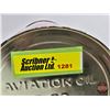 Image 8 : OIL CAN : ESSO Aviation Oil (6-1/2"H x 4"Dia)