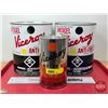 Image 2 : VICEROY Combo (3): Anti-Freeze Cans & Motor Oil Can (Largest Measures: 8"H x 7"Dia)