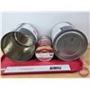 Image 7 : VICEROY Combo (3): Anti-Freeze Cans & Motor Oil Can (Largest Measures: 8"H x 7"Dia)