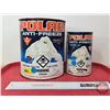 Image 2 : POLAR Cans (2): Anti-Freeze  (Largest Measures: 8"H x 7"Dia)