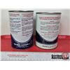 Image 4 : Oil Cans (2): Texaco Havoline Motor Oil (SAE 10W & SAE 2020WHD) (Tallest Measure: 5-3/4"H x 4"Dia)
