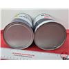 Image 7 : Oil Cans (2): Texaco Havoline Motor Oil (SAE 10W & SAE 2020WHD) (Tallest Measure: 5-3/4"H x 4"Dia)