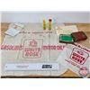 Image 1 : WHITE ROSE Collector Combo : Large Canvas Banner/Rag & Variety Other Vintage Promotional Items