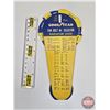 Image 7 : GOOD YEAR Collector Combo :  ~ Fan Belt Selector & Radiator Hose Guide (Measures: 7-3/4"H x 3-3/4"W)