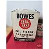 Image 2 : BOWES Seal Fast Collector Combo (6) ~ Oil Filters in Boxes (2) ~ Fuel Line Tins (Both FULL!) (2) ~ R