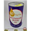 Image 1 : Oil Can : WP Dual Duty Multigrade Motor Oil (6-1/2"H x 4"Dia) (Some Denting)