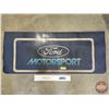 Image 1 : Vintage Ford Motorsport Mechanics Fender Cover/Apron (Measured Folded : 35"H x 14-1/4"W)