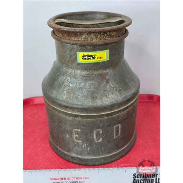 ECD Milk/Cream Can (10-1/4"H)