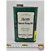 Image 2 : Beatty Special Pump Oil Tin (6-1/4"H x 3-3/4"W x 1-3/4"D)