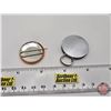 Image 9 : HUSKY Collector Combo (3) : ~ Heavy Duty Motor Oil Can (5-1/2"H x 4"Dia) ~ Button "My Pop Likes Husk