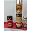 Image 3 : FINA Collector Combo (4) : ~ Rubber Repair Kit ~ Finalube Tube (FULL!) ~ Sealant Jar ~ Lock De-Icer 