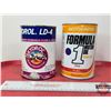 Image 2 : Oil Can Combo (2): ~ Skydrol LD-4 Can  ~ Motomaster Formula 1 Motor Oil Can 10W30 (Formula 1 Can Mea