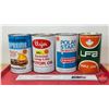 Image 2 : Oil Can Combo (4): ~ Motomaster Supreme Multigrade ~ Elgin Special Long Life Motor Oil ~ Conoco Pola