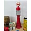 Image 2 : Collector Combo : Coleman Measuring Can; 7-UP S&P Set in Box; Bottle Opener/Cork Set; Brookfield Rai