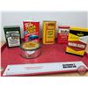 Image 1 : Tin / Can Combo (6): ~ Freeman's Dust Absorber ~ One Step Color Black Turtle Wax ~ Demo-Home Auto Cl