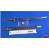 Image 1 : Bayonette with Sheath (Total Measures: 22-3/4"L) (See Pictures for Markings)