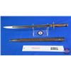 Image 4 : Bayonette with Sheath (Total Measures: 22-3/4"L) (See Pictures for Markings)