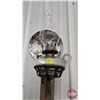Image 2 : Coal Oil Finger Lamp (Clear Glass) with wall Mount Bracket & Reflector (Approx 17"H)
