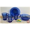 Image 1 : Cobalt Blue Bowls (2) & Shirley Temple Mugs (3)