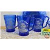 Image 2 : Cobalt Blue Bowls (2) & Shirley Temple Mugs (3)