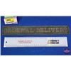 Image 1 : Brass Plaque "GENERAL DELIVERY" (2"H x 13-3/4"W x 1/4"D)