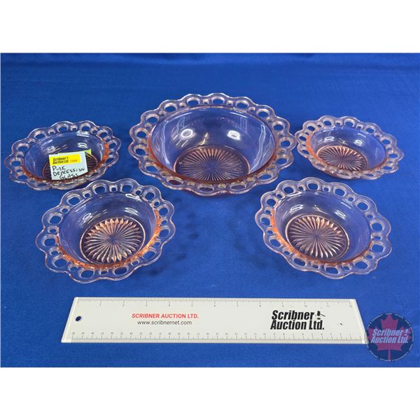 Depression Glass (Pink) (5)