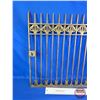 Image 2 : Brass Teller Cage Bars (20-1/2"H x 24-1/4"W x 3/4"D)