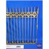 Image 3 : Brass Teller Cage Bars (20-1/2"H x 24-1/4"W x 3/4"D)