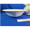 Image 4 : Pitcher & Basin Set (3 pcs) (Note: Basin Crack) (Basin Measures: 17"Dia)