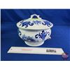 Image 1 : Tureen / Chamber Pot : "DEVON" Upper Handley Pottery England Semi-Porcelain (Handle Broken) (Measure
