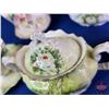 Image 5 : Prussia / Germany : Porcelain Tea Service Items : Coffee Pot; Tea Pot; Sugar Bowl; Cream Pitcher; Cu