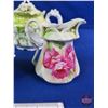 Image 8 : Prussia / Germany : Porcelain Tea Service Items : Coffee Pot; Tea Pot; Sugar Bowl; Cream Pitcher; Cu