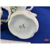 Image 9 : Prussia / Germany : Porcelain Tea Service Items : Coffee Pot; Tea Pot; Sugar Bowl; Cream Pitcher; Cu