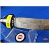 Image 3 : Vintage Persian Dagger / Brass Sheath (Total Measures: 13"L)