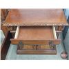 Image 10 : King Size Four Post Canopy Bed & Side Tables (2) (Tallest Point Measures: 95"H x 81"W x 99"D) (Moder