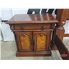 Image 14 : King Size Four Post Canopy Bed & Side Tables (2) (Tallest Point Measures: 95"H x 81"W x 99"D) (Moder