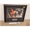 Image 1 : Framed Print : Captain Jack Sparrow "Pirates of the Caribbean" (21"H x 23"W)