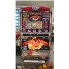Image 1 : Japanese Parlor Slot Machine : Crazy Cherry (Not Working : Lights Up : Shows Error Code) c/w Tokens 