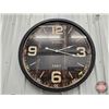 Image 1 : Large Modern Wall Clock "Antiquite de Paris 1887" (Battery Operated) (38-1/2"Dia) (SEE PICS!)