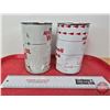 Image 3 : OIL CANS (2) : SHELL ~ Premium Aeroshell Oil W-100 & SHELL ~ Premium Aeroshell Oil W-65