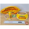 Image 1 : Formula Shell Collector Combo : Visor, Blow Up Football & Waterproof Lighter Carrier  (SEE PICS!)